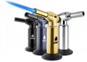 Butane torches in assorted colors by Newport Butane